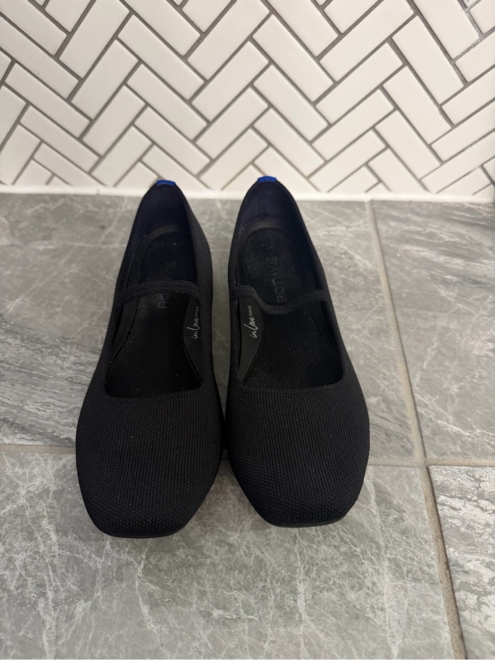 Rothy's Black Mary Jane Flats - Picture 2 of 7